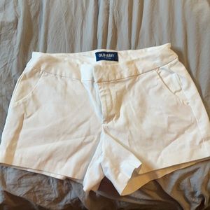 White old navy shorts